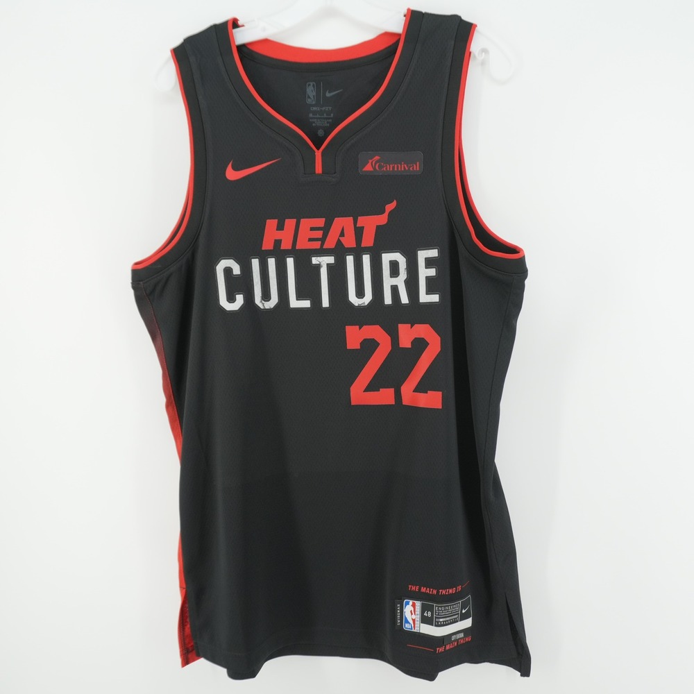 Nike Jersey Mens Large Black Miami Heat Culture Jimmy Butler 22 City Edition